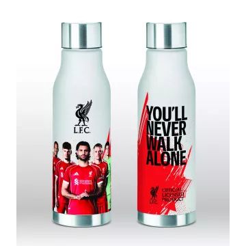 Liverpool: Dominik Szoboszlai Trinkflasche aus Kunststoff, 600 ml, verschiedene Ausführungen - . bild aus