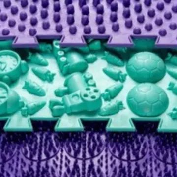 Ortho Puzzle: set tappeto ortopedico sensoriale - 10 pezzi - Adventure - .immagine