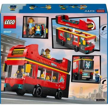 LEGO® City Ônibus turístico vermelho de dois andares 60407 - .Imagem