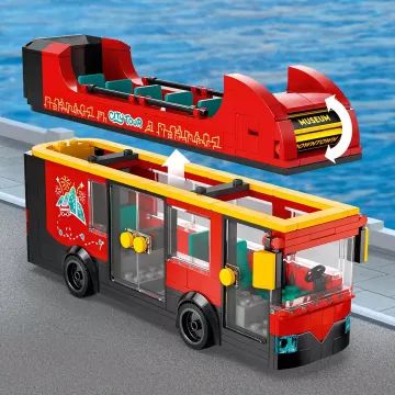 LEGO® City Ônibus turístico vermelho de dois andares 60407 - .Imagem