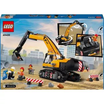LEGO® City: Sárga markológép játék exkavátor 60420 - . kép