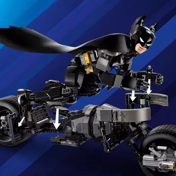 LEGO® DC Batman: Batman építőfigura és a batmotor 76273 - . kép