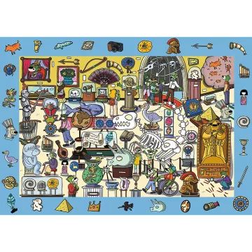 Trefl: Spy Guy puzzel museum - 100 stukjes - .afbeelding