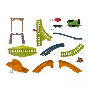 Thomas e Seus Amigos: Conjunto de Trilhos Motorizado - Trem de Carga Percy - .Imagem
