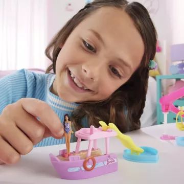 Barbie: Mini BarbieLand veículo - Barco dos Sonhos - .Imagem