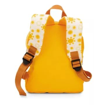 NICI: Hátizsák plüss mosómedvével - sárga, 25 cm - . kép