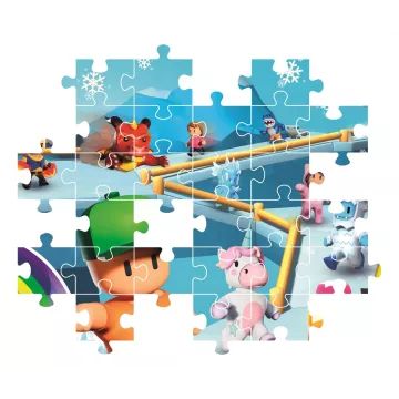 Clementoni: Stumble Guys Série 2 - puzzle de 180 peças com adesivo como brinde - .Imagem