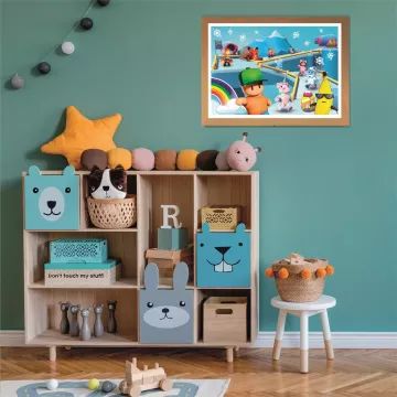 Clementoni: Stumble Guys Série 2 - puzzle de 180 peças com adesivo como brinde - .Imagem
