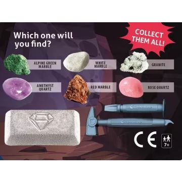 Clementoni: Zestaw mini geologiczny - minerały - .zdjęcie 