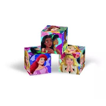 Clementoni: Cubos de Princesas Disney - 6 piezas - .imagen