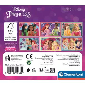 Clementoni: Disney princeses pasaku kubi - 6 gab. - .attēls