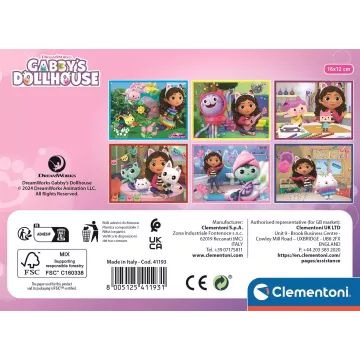 Clementoni: Gabby s Dollhouse zestaw - 12 sztuk - .zdjęcie 