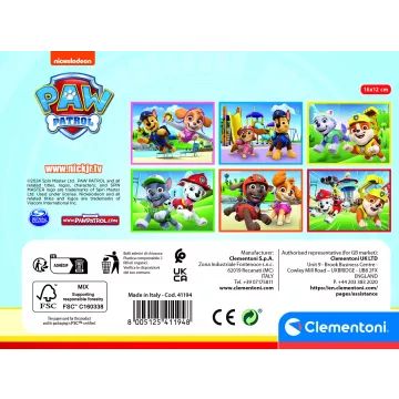 Clementoni: Patrulla de Cachorros - 12 piezas - .imagen