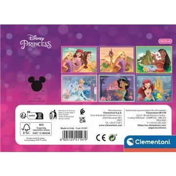 Clementoni: Blocos de Conto Princesas Disney - 12 peças - .Imagem