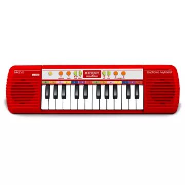 Bontempi: Synthesizer med 24 tangenter - rød - .billede