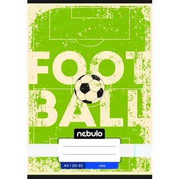 Nebulo: Caderno liso com estampas descoladas, A5 - diversos tipos - .Imagem