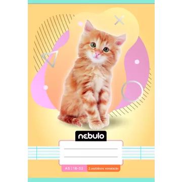 Nebulo: quaderno a righe 16 - 32, A5 - variopinto - .immagine