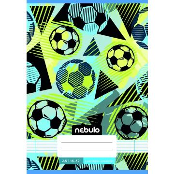 Nebulo: Coole gelinieerd schrift, groep 4, 16-32, A5 - diverse soorten - .afbeelding