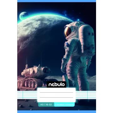 Nebulo: Zeszyt w linie z oryginalnym wzorem, klasa 2, 16-32, A5 - różne rodzaje - .zdjęcie 