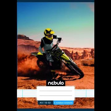Nebulo: Coole gelinieerde schrift, groep 3, 12-32, A5 - diverse ontwerpen - .afbeelding