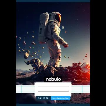 Nebulo: Coole gelinieerde schrift, groep 3, 12-32, A5 - diverse ontwerpen - .afbeelding