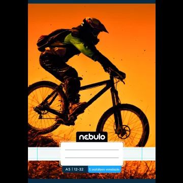 Nebulo: Coole gelinieerde schrift, groep 3, 12-32, A5 - diverse ontwerpen - .afbeelding