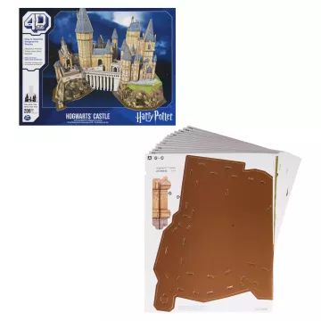 Harry Potter: Roxfort kastély 4D puzzle - 209 darabos - . kép