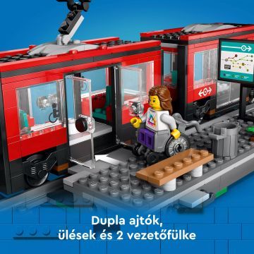LEGO® City Elétrico e Parada no Centro 60423 - .Imagem