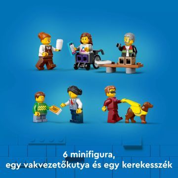 LEGO® City Stadtzentrum Bahnhof und Straßenbahn 60423 - . bild aus