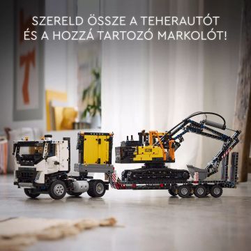LEGO® Technic Caminhão Volvo FMX e Escavadeira Elétrica EC230 42175 - .Imagem