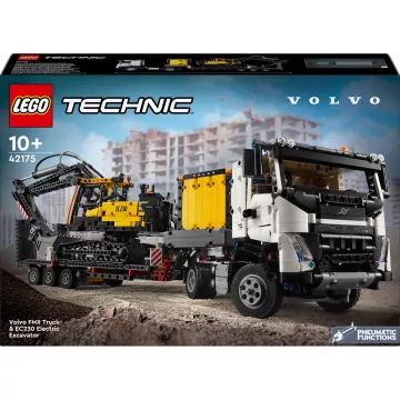LEGO® Technic Caminhão Volvo FMX e Escavadeira Elétrica EC230 42175 - .Imagem
