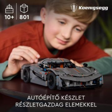 Szary hipersamochód LEGO® Technic Koenigsegg Jesko Absolut 42173 - .zdjęcie 