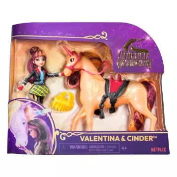 Unikornis Akadémia: Păpușa Valentina și cider unicor set de joacă - .foto