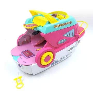 Sada jachty s panenkou - 7 kusů - .obrázek