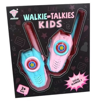Gyerek Walkie-Talkie – rózsaszín-kék - . kép