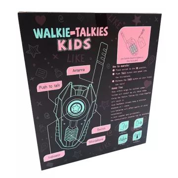 Gyerek Walkie-Talkie – rózsaszín-kék - . kép