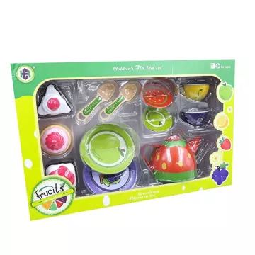 Teaparti készlet, fém - . kép