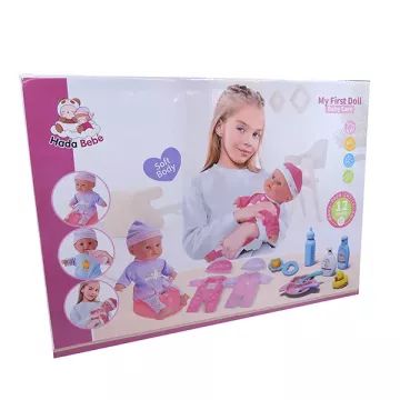 Runājošas dvīņu lelles ar aksesuāriem – 35 cm - .attēls