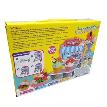 Conjunto de massinha para fazer sorvete - .Imagem
