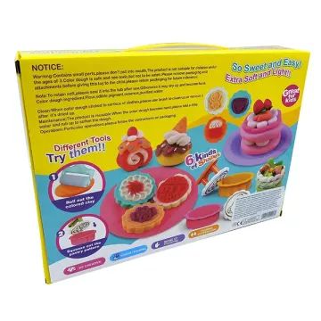 Conjunto de massinha para fazer bolos - .Imagem