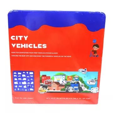 Educatief stickerboek - De Stad - .afbeelding