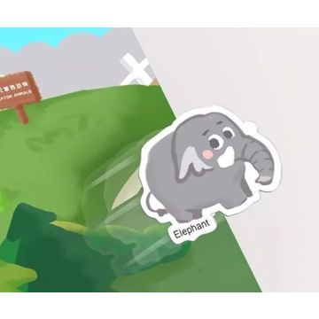 Książka edukacyjna z naklejkami - zwierzęta - .zdjęcie 