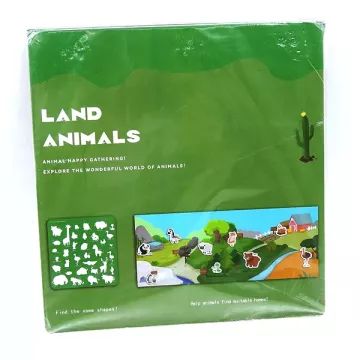 Educatief stickerboek - dieren - .afbeelding