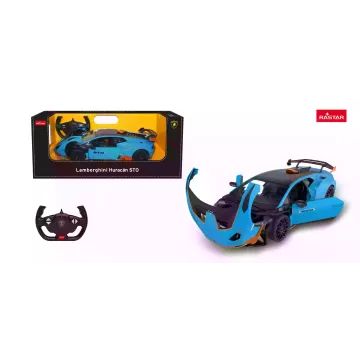 Rastar: Lamborghini Huracan STO blauwe op afstand bestuurbare auto - 1:14 - .afbeelding