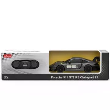 Rastar : Voiture télécommandée Porsche 911 GT2 RS grise - Échelle 1:24 - .image