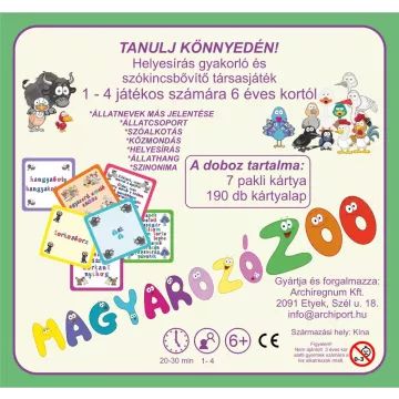 Zoo pentru învățarea limbii maghiare - .foto