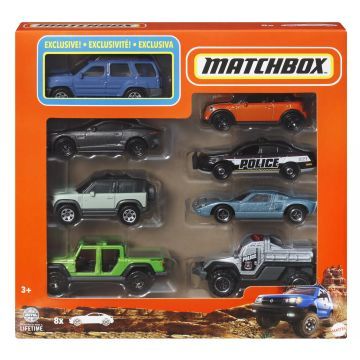Matchbox : coffret de petites voitures, lot de 8 – plusieurs modèles - .image