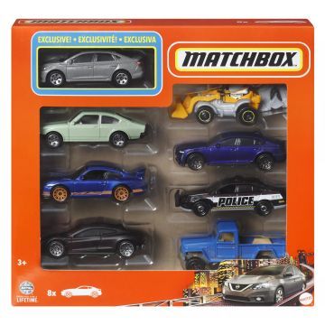 Matchbox: Set van 8 mini-auto’s – diverse uitvoeringen - .afbeelding