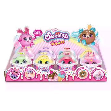 Cukorfalat illatos plüss fagyikehelyben - 9 cm, többféle - . kép