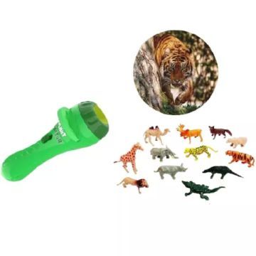 Lanterna de projeção com figuras de animais – animais selvagens - .Imagem